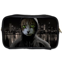 Gangsta Cat Toiletries Bags 2-side by Valentinaart