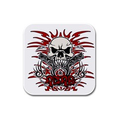 Acab Tribal Rubber Square Coaster (4 Pack)  by Valentinaart