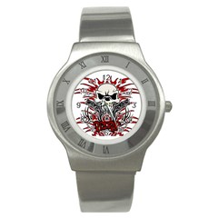 Acab Tribal Stainless Steel Watch by Valentinaart