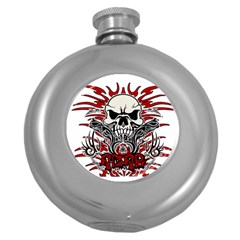 Acab Tribal Round Hip Flask (5 Oz) by Valentinaart