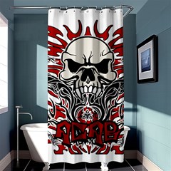 Acab Tribal Shower Curtain 36  X 72  (stall)  by Valentinaart