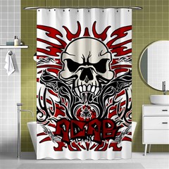 Acab Tribal Shower Curtain 48  X 72  (small)  by Valentinaart