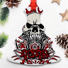 Acab Tribal Ornament (christmas Tree)  by Valentinaart