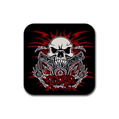 Acab Tribal Rubber Square Coaster (4 Pack)  by Valentinaart