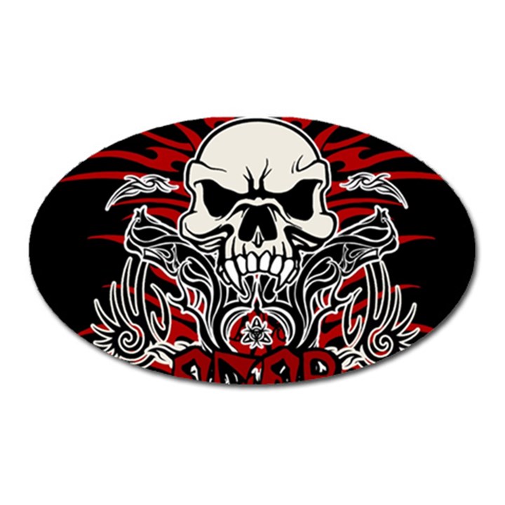 ACAB tribal Oval Magnet