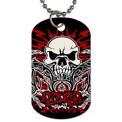 Acab Tribal Dog Tag (one Side) by Valentinaart