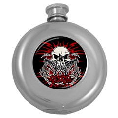 Acab Tribal Round Hip Flask (5 Oz) by Valentinaart