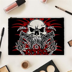 Acab Tribal Cosmetic Bag (large)  by Valentinaart