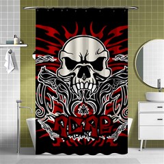 Acab Tribal Shower Curtain 48  X 72  (small)  by Valentinaart