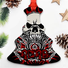 Acab Tribal Ornament (christmas Tree)  by Valentinaart