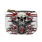 Skull tribal Mini Coin Purses Front