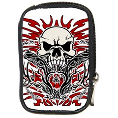 Skull Tribal Compact Camera Cases by Valentinaart