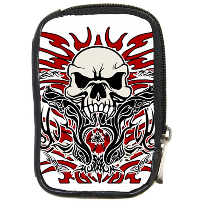 Skull tribal Compact Camera Cases