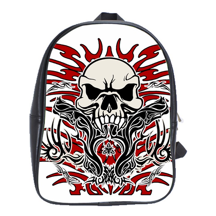 Skull tribal School Bags(Large) 