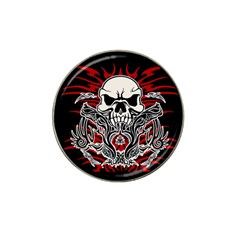 Skull tribal Hat Clip Ball Marker (10 pack)