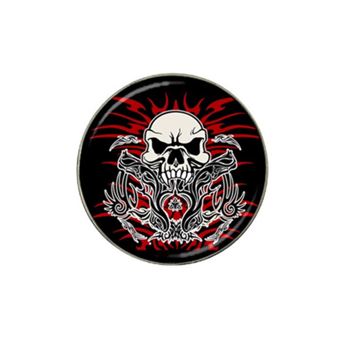 Skull tribal Hat Clip Ball Marker (10 pack)