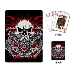 Skull tribal Playing Card