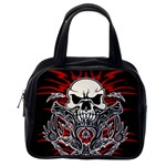 Skull tribal Classic Handbags (One Side) Front