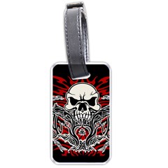 Skull tribal Luggage Tags (One Side) 