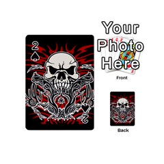 Skull tribal Playing Cards 54 (Mini) 