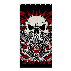 Skull tribal Shower Curtain 36  x 72  (Stall) 