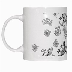 Ornate Lizards White Mugs by Valentinaart