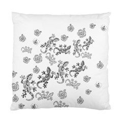 Ornate Lizards Standard Cushion Case (one Side) by Valentinaart