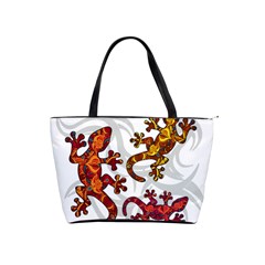 Ornate Lizards Shoulder Handbags by Valentinaart