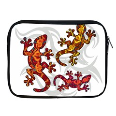 Ornate Lizards Apple Ipad 2/3/4 Zipper Cases by Valentinaart