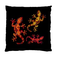 Ornate Lizards Standard Cushion Case (two Sides) by Valentinaart