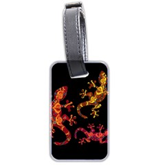 Ornate Lizards Luggage Tags (two Sides) by Valentinaart