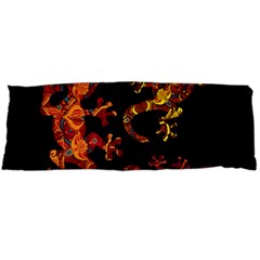 Ornate Lizards Body Pillow Case (dakimakura) by Valentinaart