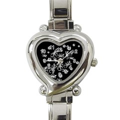 Ornate Lizards Heart Italian Charm Watch by Valentinaart