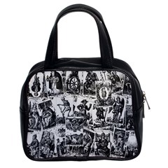 Tarot cards pattern Classic Handbags (2 Sides)