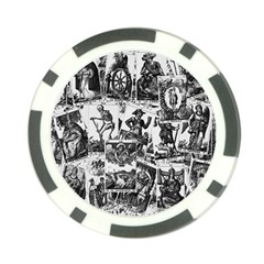 Tarot cards pattern Poker Chip Card Guard (10 pack)