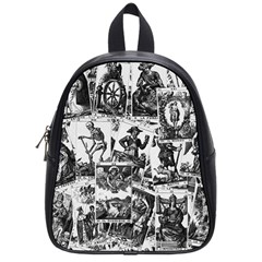 Tarot cards pattern School Bags (Small) 