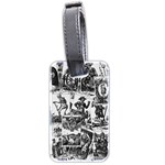 Tarot cards pattern Luggage Tags (Two Sides) Front