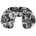 Tarot cards pattern Travel Neck Pillows Back