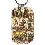 Tarot cards pattern Dog Tag (One Side) Front