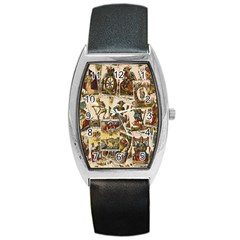 Tarot Cards Pattern Barrel Style Metal Watch by Valentinaart