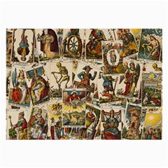 Tarot Cards Pattern Large Glasses Cloth (2-side)