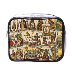 Tarot Cards Pattern Mini Toiletries Bags by Valentinaart