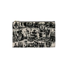 Tarot Cards Pattern Cosmetic Bag (small)  by Valentinaart