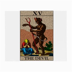 The Devil - Tarot Small Glasses Cloth (2-side) by Valentinaart