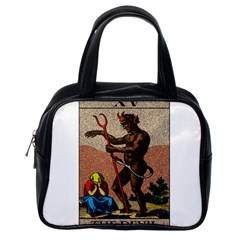 The Devil - Tarot Classic Handbags (one Side) by Valentinaart