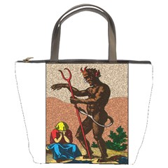 The Devil - Tarot Bucket Bags by Valentinaart