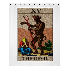 The Devil - Tarot Shower Curtain 60  X 72  (medium)  by Valentinaart