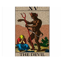 The Devil - Tarot Double Sided Flano Blanket (small)  by Valentinaart