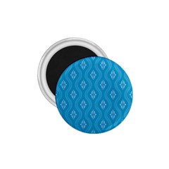 Blue Ornamental Pattern 1 75  Magnets by TastefulDesigns