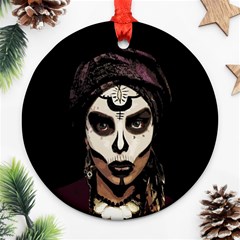 Voodoo  Witch  Ornament (round) by Valentinaart